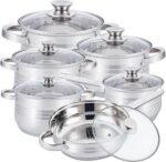 Batterie de cuisine – 12 pièces