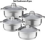 Batterie de cuisine Galya Set de cuisine 8