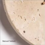 Applique murale en travertin – Design horloge minimaliste avec éclairage LED (10 W) – Image 5