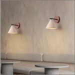 Applique murale LED en travertin et bois – Luminaire wabi-sabi 2 en 1 mural ou plafond – Image 4
